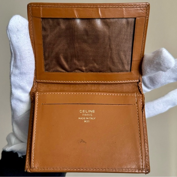 Celine Macadam Bifold Cardholder Wallet - Brown - Picture 4 of 16
